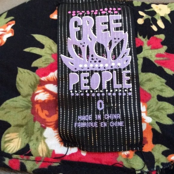 Free People Army Green Military Style Peplum Ruffle Jacket - Picture 4 of 5